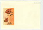 briefpapier Papaver, blok à 25 vel + 15 enveloppen